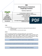 RSI - Sürgősségi Intubáció