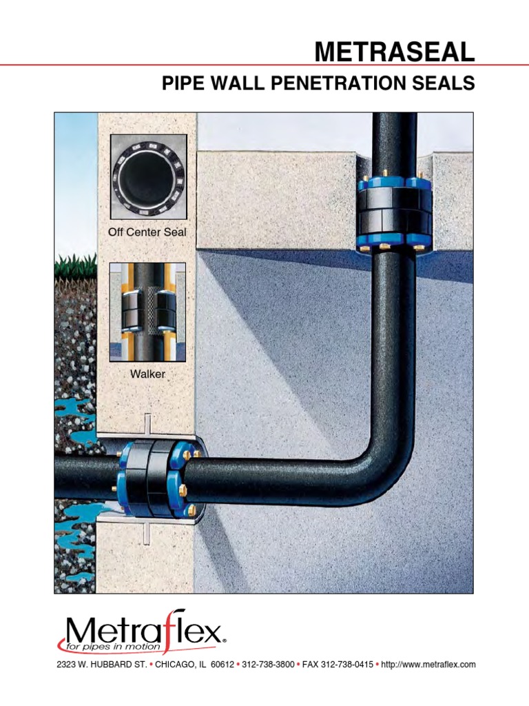 Metraflex Metraseal | PDF | Pipe (Fluid Conveyance) | Chemistry