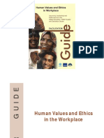 Human Values and Ethics in Workplace - Facilitator Guide