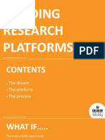 Building Research Platforms by Catherine Bennett
