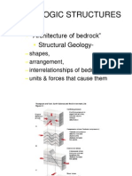 Geologic Structures: "Architecture of Bedrock" Structural Geology
