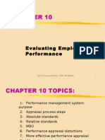 ch10 EVALUATING EMPLOYEE PERF
