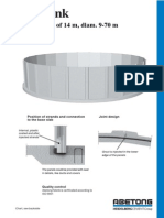 Abetong concrete tank chart guide up to 14m height