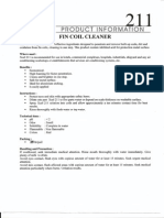 Fin Coil Cleaner: Where Used