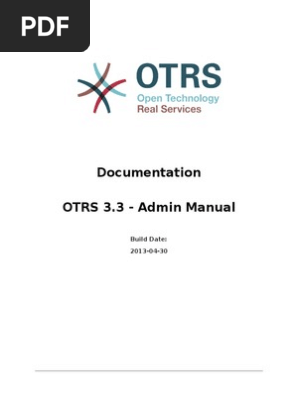 Otrs Admin Book Pdf