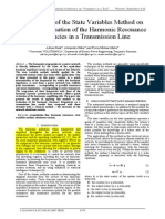 Application of The State Variables Method On Harmonic