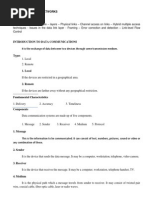 1 - Introduction to Data Communication & Networks