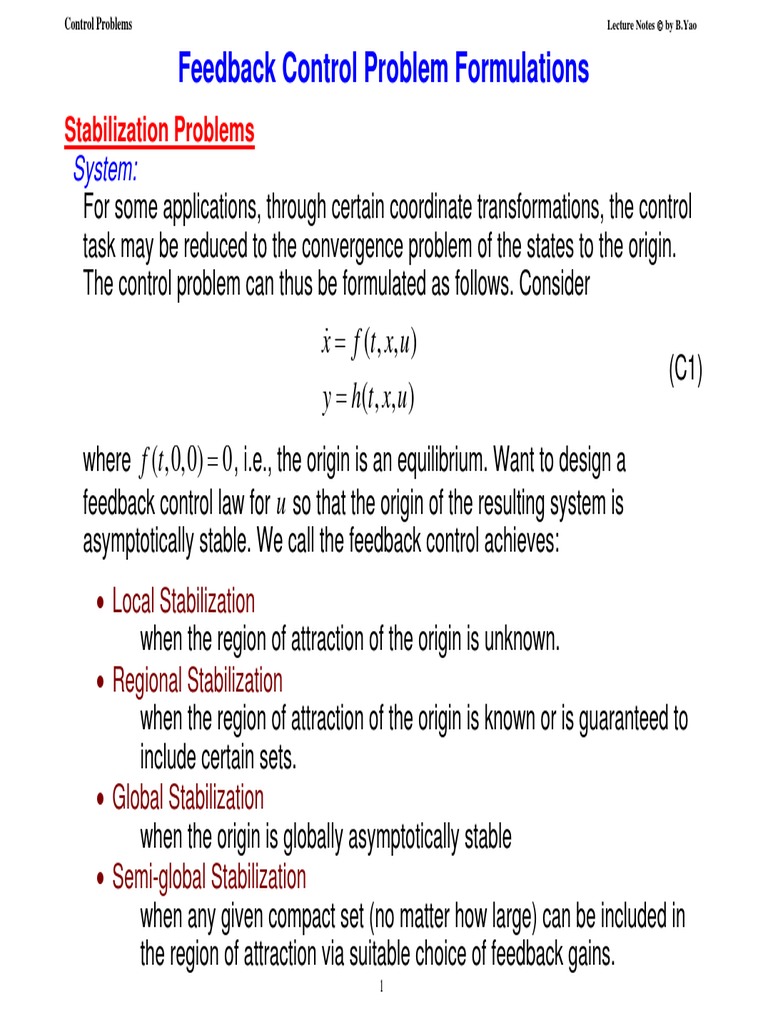 ME677c7 ControlProblems T | PDF | Control Theory | Feedback