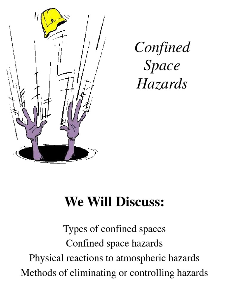 Confined Space Hazards Oxygen Atmosphere Of Earth