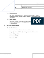 SOP Pycnometer Procedure For Soils