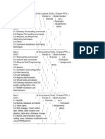 Lamp Course Outline