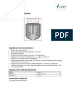 Open Tank For Liquids: Hypotheses and Assumptions