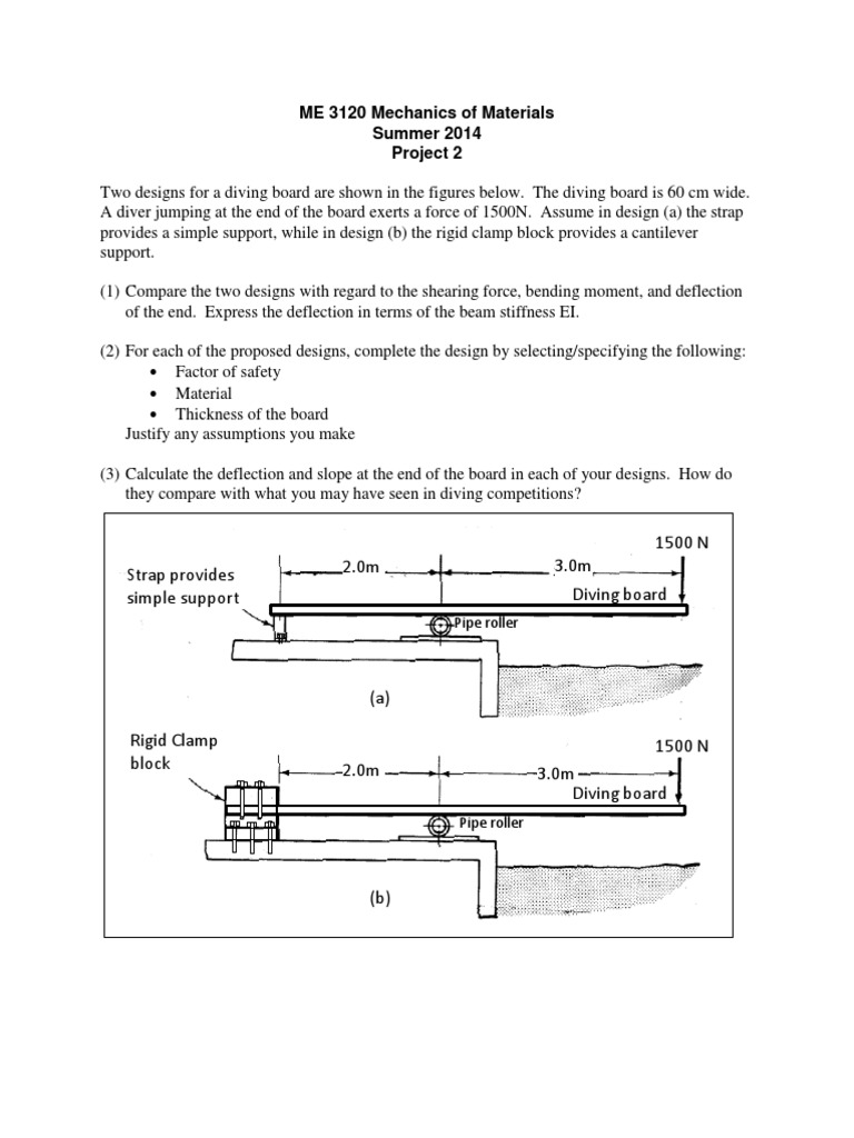 Mechanics of Materials Project PDF