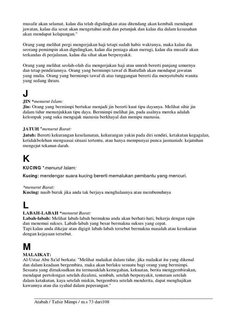 Tafsir Mimpi Page 61 79 13