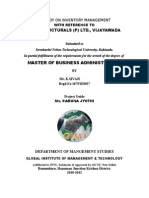 PMG Structurals (P) LTD., Vijayawada: Master of Business Administration