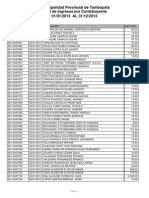 Imp. Predial y Arbitrios (Ene - Dic 2013)