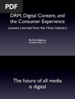 Download DRM Digital Content and the Consumer Experience  Lessons Learned from the Music Industry Presentation by portablereading SN2341078 doc pdf