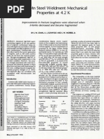 High-Mn Steel Weldment Mechanical Properties at 4.2 K