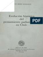 Evolucion Historica Del Pensamiento Parlamentario en Chile