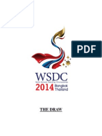 WSDC 2014 - Draw Head To Head