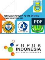 Fertilizer Industry As One of State-Owned Enterprises