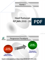 Rumusan Komisi I - RPJMN