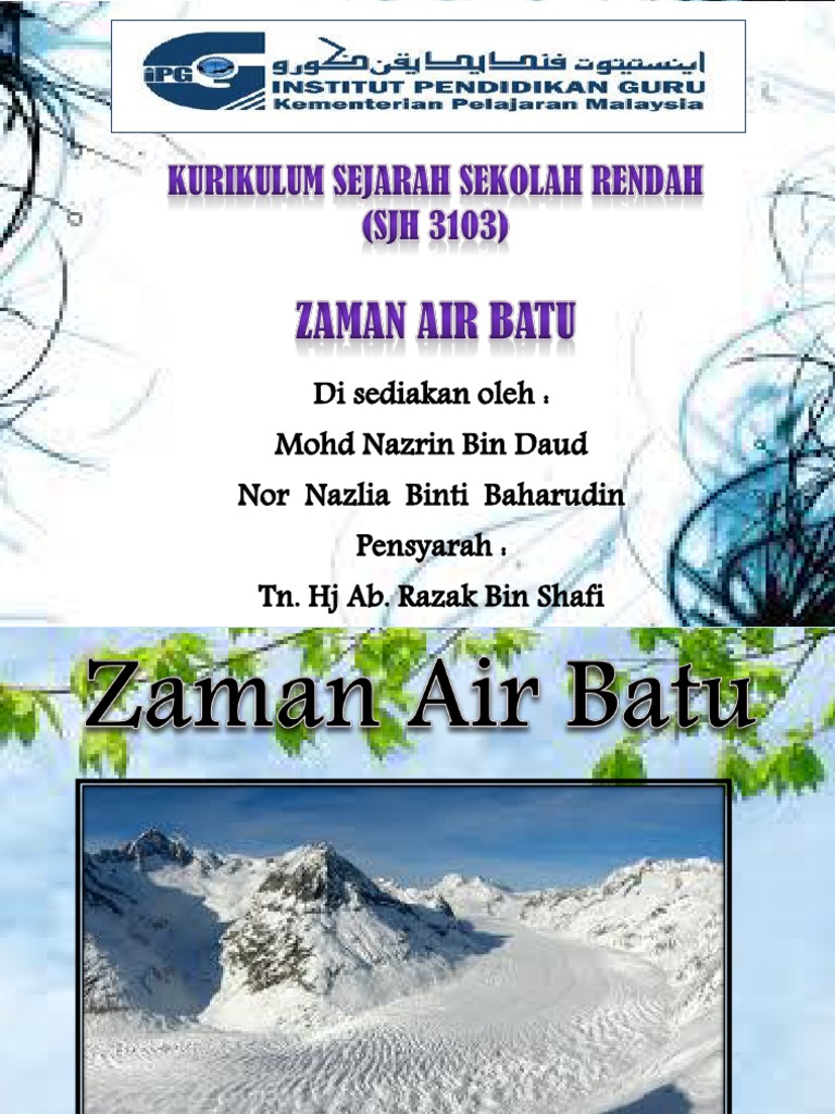 Essay zaman air batu 07 picture