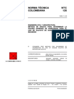 NTC 126 Método de Ensayo para Determinar La Solidez (Sanidad) de Agregados para El Uso de Sulfato de Sodio o Sulfato de Magnesio