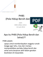 (Pengajian 2 Phbs Umum) PHBS