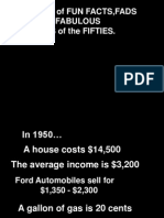 fifties timeline