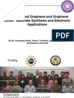 Functionalized Grapheneand GrapheneOxide - Materials Synthesis and Electronic Applications