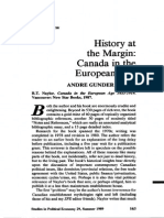 (1989) André Gunder Frank. History at The Margin Canada in The European Age (In: Studies in Political Economy N° 29, Pp. 163-169)