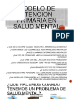 Modelo de Atencion Salud Mental 2013