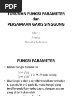 Download TURUNAN FUNGSI PARAMETERpptx by nuzulliafebri SN234127114 doc pdf