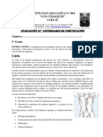 Examen C. L 5º y 6° Aniversario - 2014