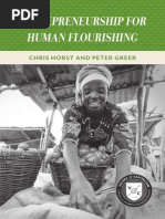 Entrepreneurship For Human Flourishing