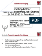 Praesentation Halber Versorgungsauftrag