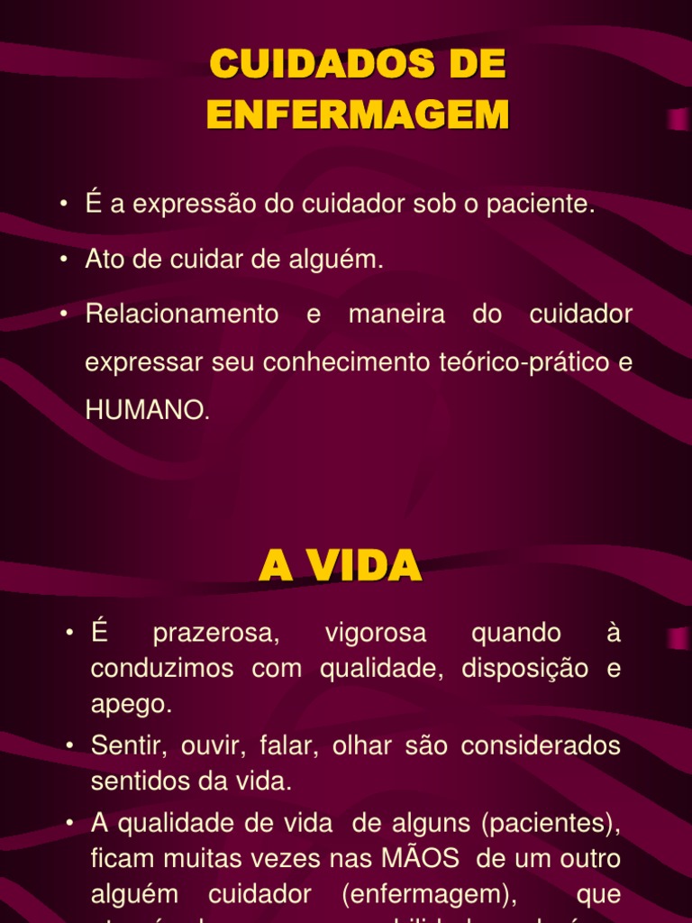 Cuidados de Enfermagem Ventilação Mecanica