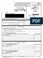 Rob Bradley 2013 financial disclosure form