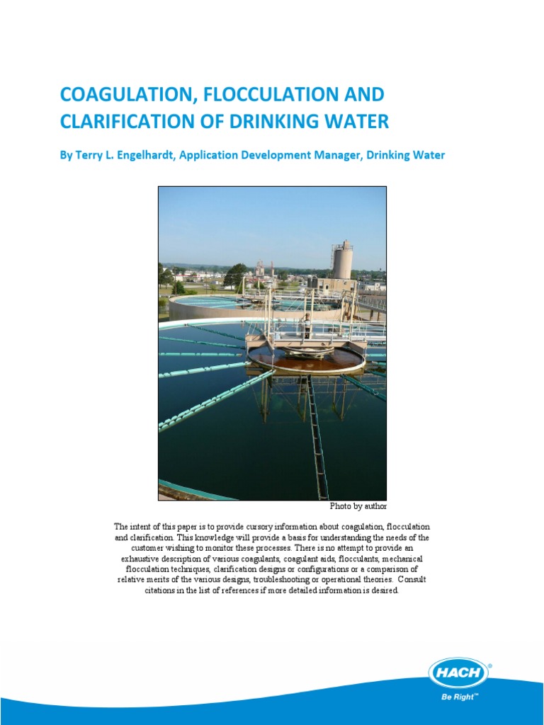 Coagulation, Flocculation and Clarificaction of Drinking Water | PDF ...