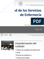 Calidad de Los Servicios de Enfermeria