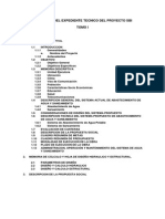 Contenido Del Expediente Tecnico Del Proyecto Sbi