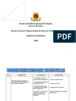 Perancangan Strategik Jabatan Bahasa 2010