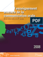 Guide Enseignement Efficace Communication Orale