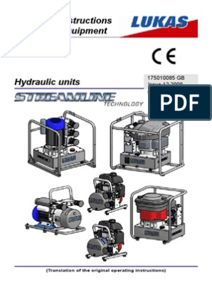 Lukas Hydraulic Power Pack, PDF, Valve