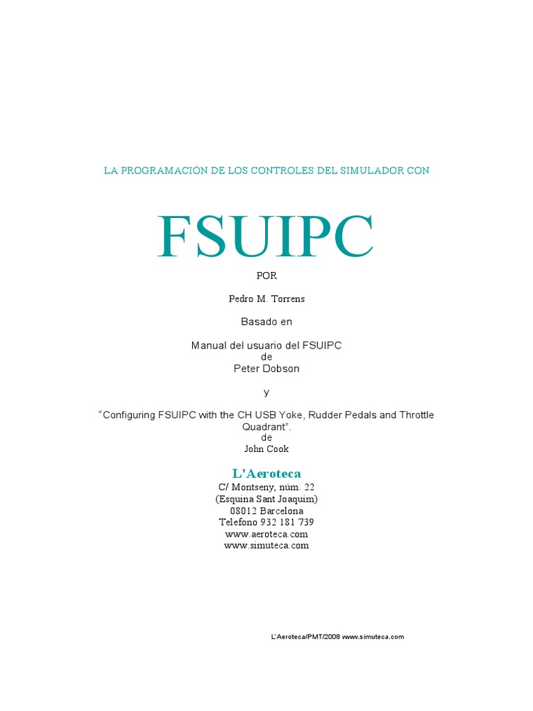 Como Utilizar El Fsuipc | PDF | Avión | Aerobús