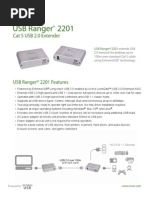 USB 2.0 Cat5e Extender 2201 Datasheet
