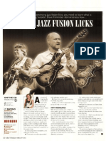 10 Cool Jazz Fusion Guitar Licks