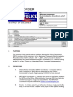 D.C. Police Instructions On Decriminalization