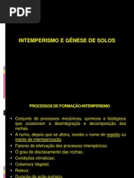 Intemperismo e Solos - Aula